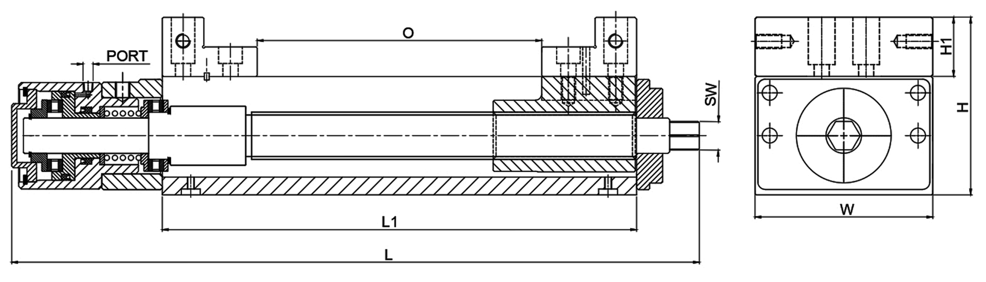 Milling Machine Vise - (Hydraulic)