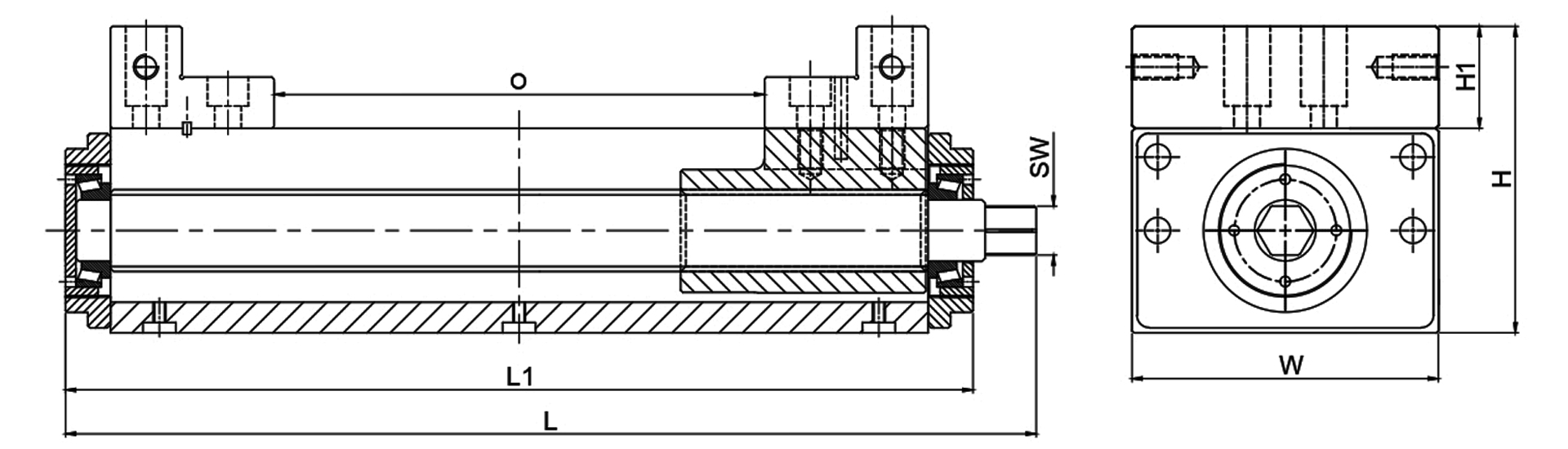 Milling Machine Vise - mechanical